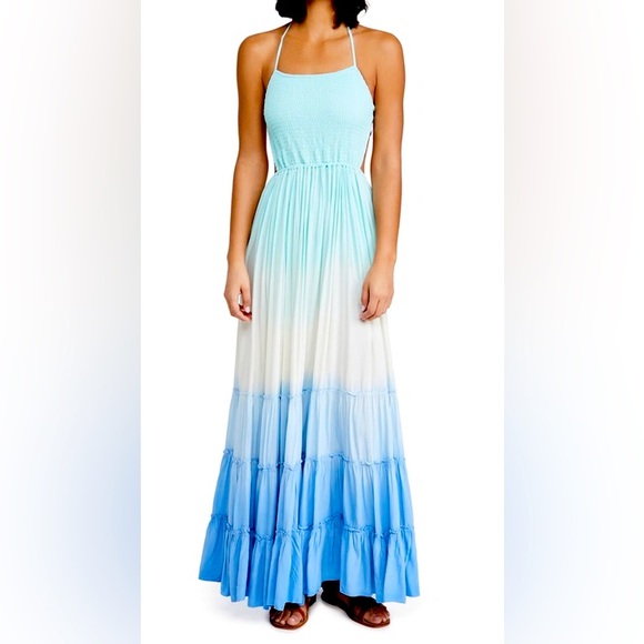 Tiare Hawaii Dresses & Skirts - TIARE HAWAII Naia Dress in Teal/ Blue Ombre size O/S